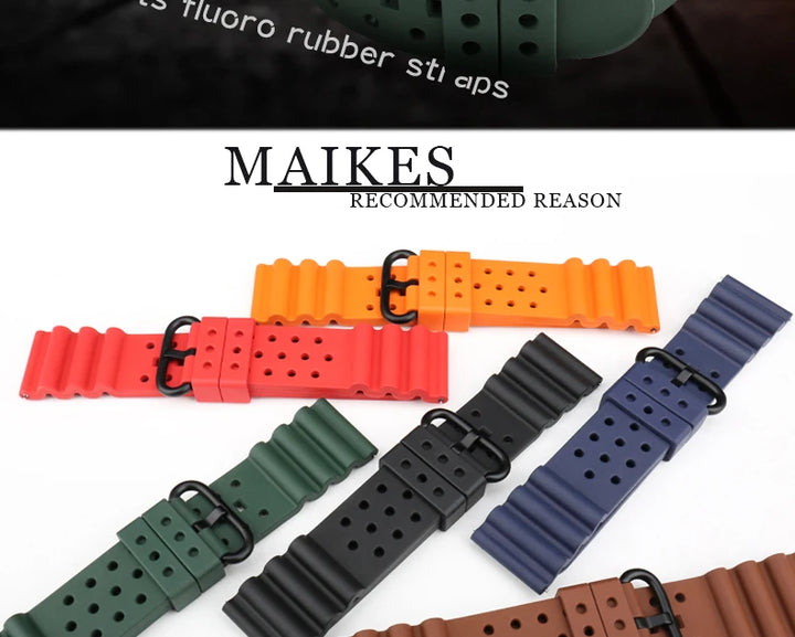 Quick Release Watch Bands 20mm 22mm 24mm Watch Accessories Sport Rubber Watch Strap Smart Watch Bracelet Belt