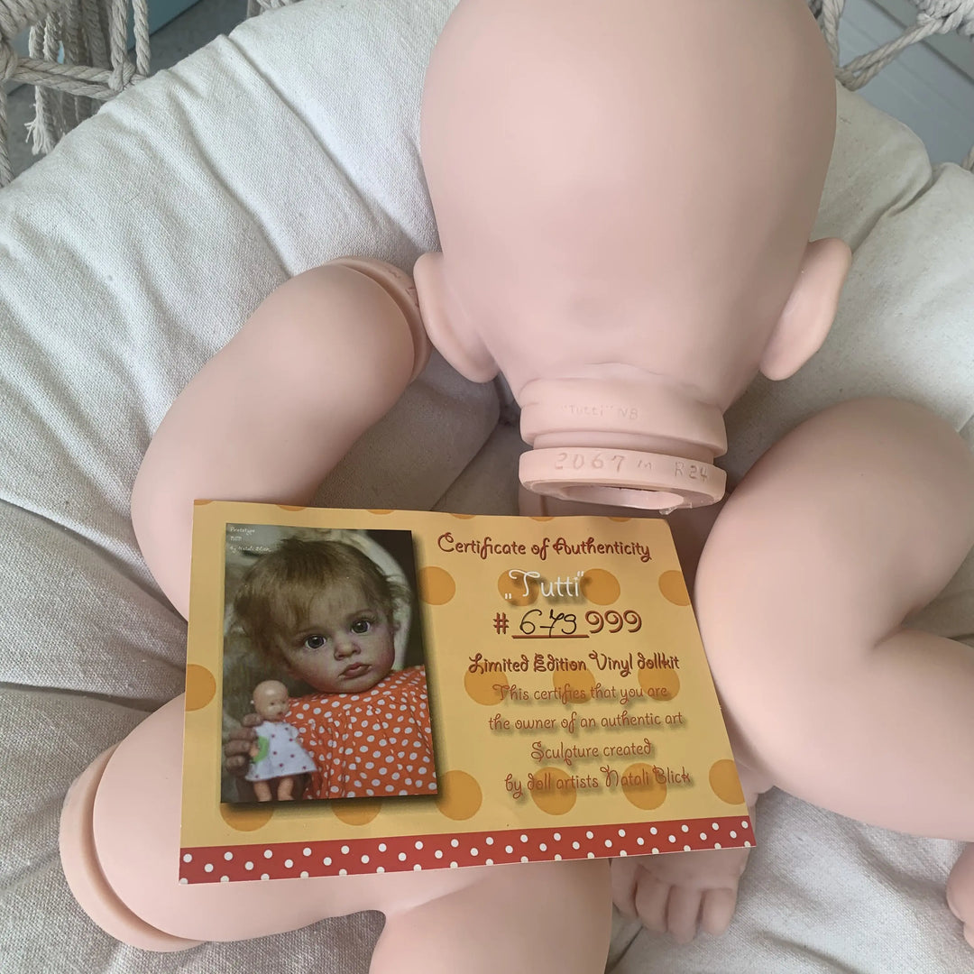 23" Tutti DIY Reborn Doll Kit with COA