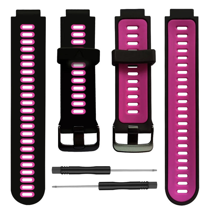 Silicone Smart Watch Band for Garmin Forerunner 220/230/235/620/630/735XT