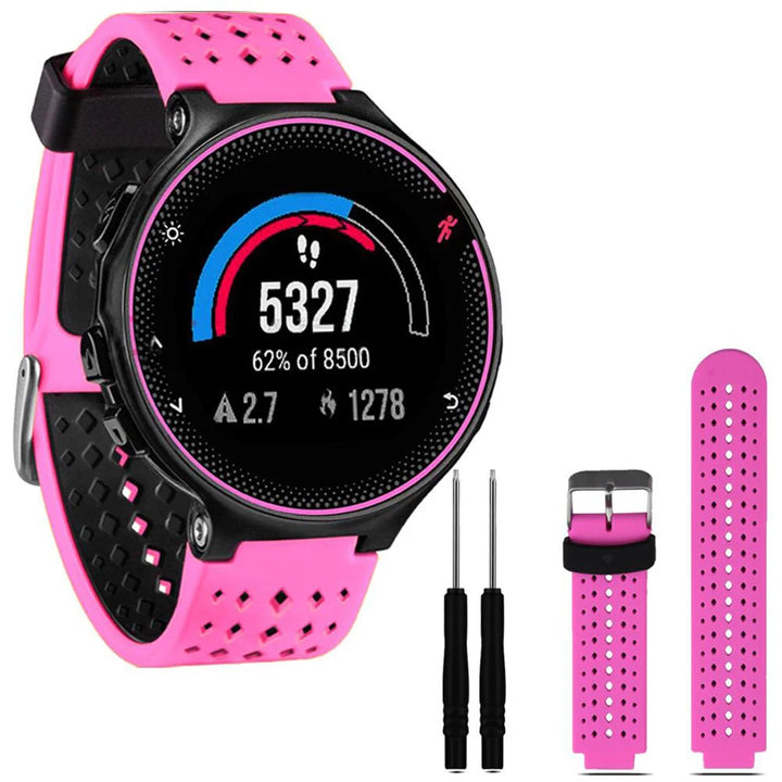 Silicone Replacement Strap for Garmin Forerunner 235/220/230/620/630/735XT