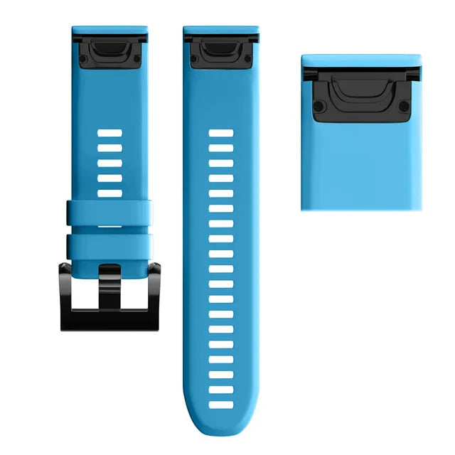 QuickFit Silicone Watch Strap 20/22/26mm for Garmin Fenix & Epix Gen2