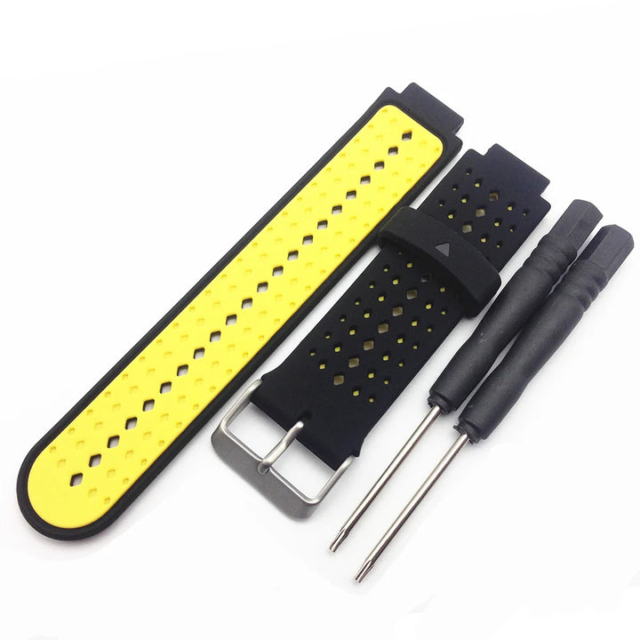 Silicone Replacement Strap for Garmin Forerunner 235/220/230/620/630/735XT