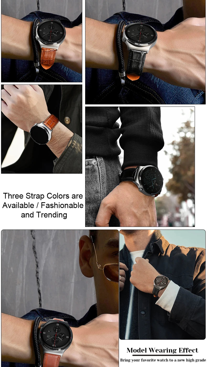 Quick Release Leather Watch Band For Tissot Seiko Longines MIDO Watch Accessories Cow Leather Strap Bracelet Watchband