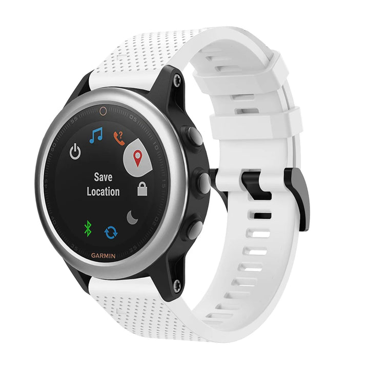 20mm Quick-Release Silicone Strap for Garmin Fenix 5S/6S/7S