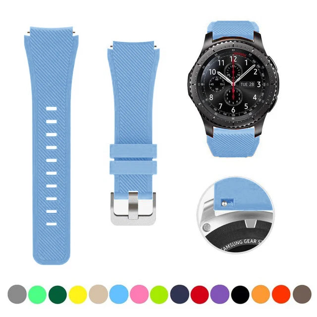 Universal Silicone Watch Band 20/22mm