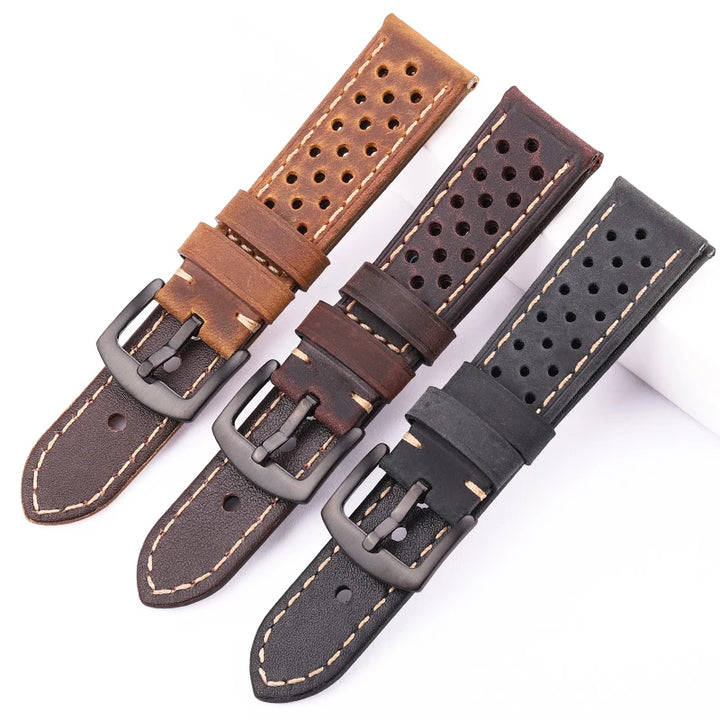 Cowhide Leather Watch Strap 20-22mm for Samsung Galaxy Watch