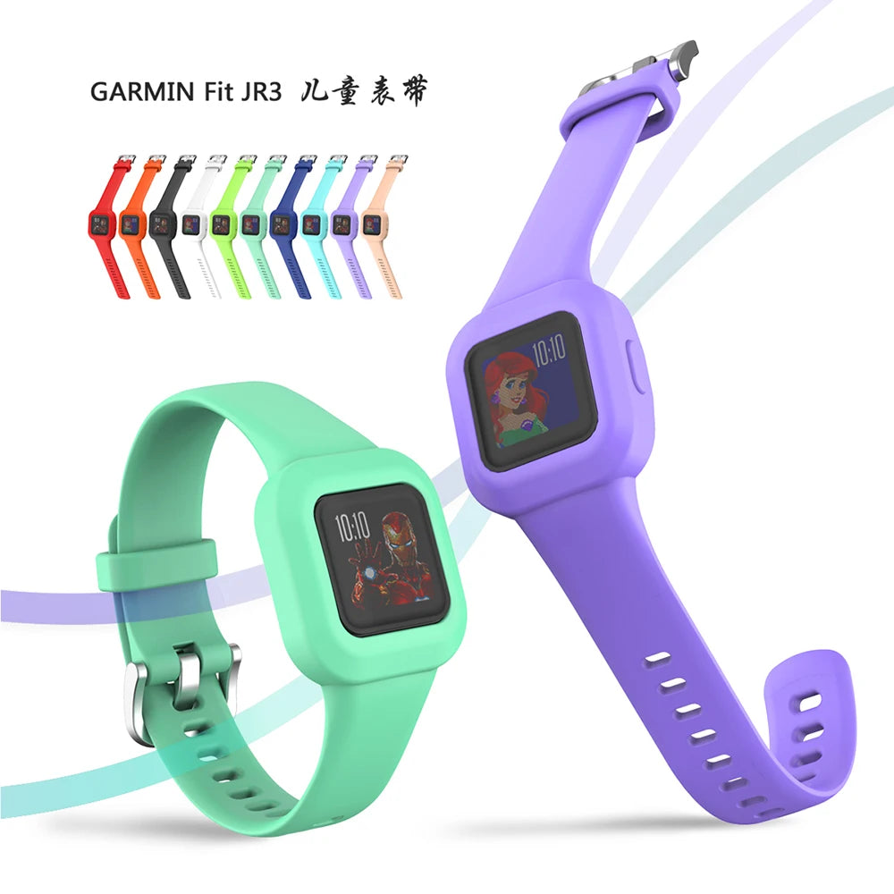Silicone Watch Strap for Garmin Vivofit Jr. 3 / Fit JR3