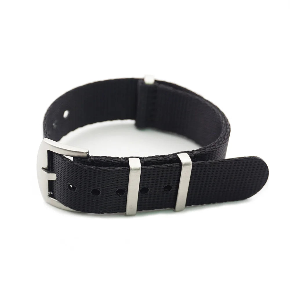 NATOBELT High Quality Army Sports Nylon Seatbelts Sailcloth Strap 20mm 22mm Fabric Nylon Watchbands For 007 Bond