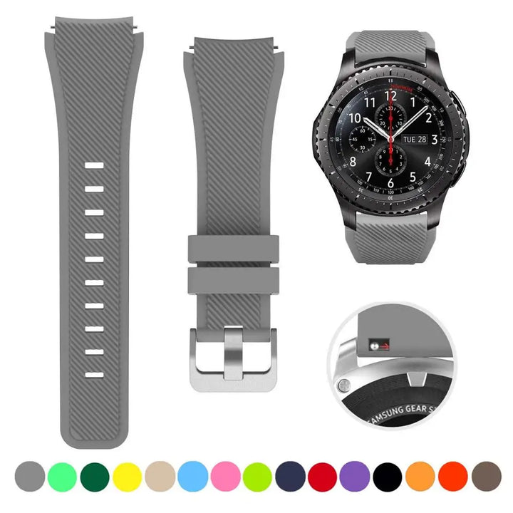 Universal Silicone Watch Band 20/22mm