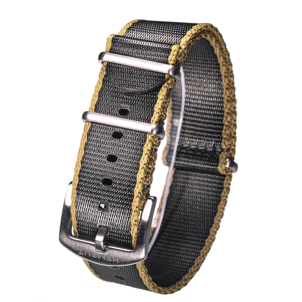 One-Piece Nylon Military Watch Band (18-22mm)