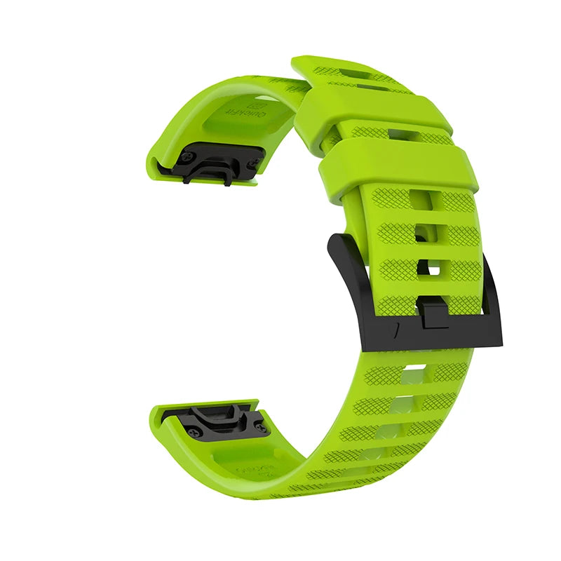 Quick-Fit Silicone Watch Strap – 22–26mm for Garmin Fenix & Epix