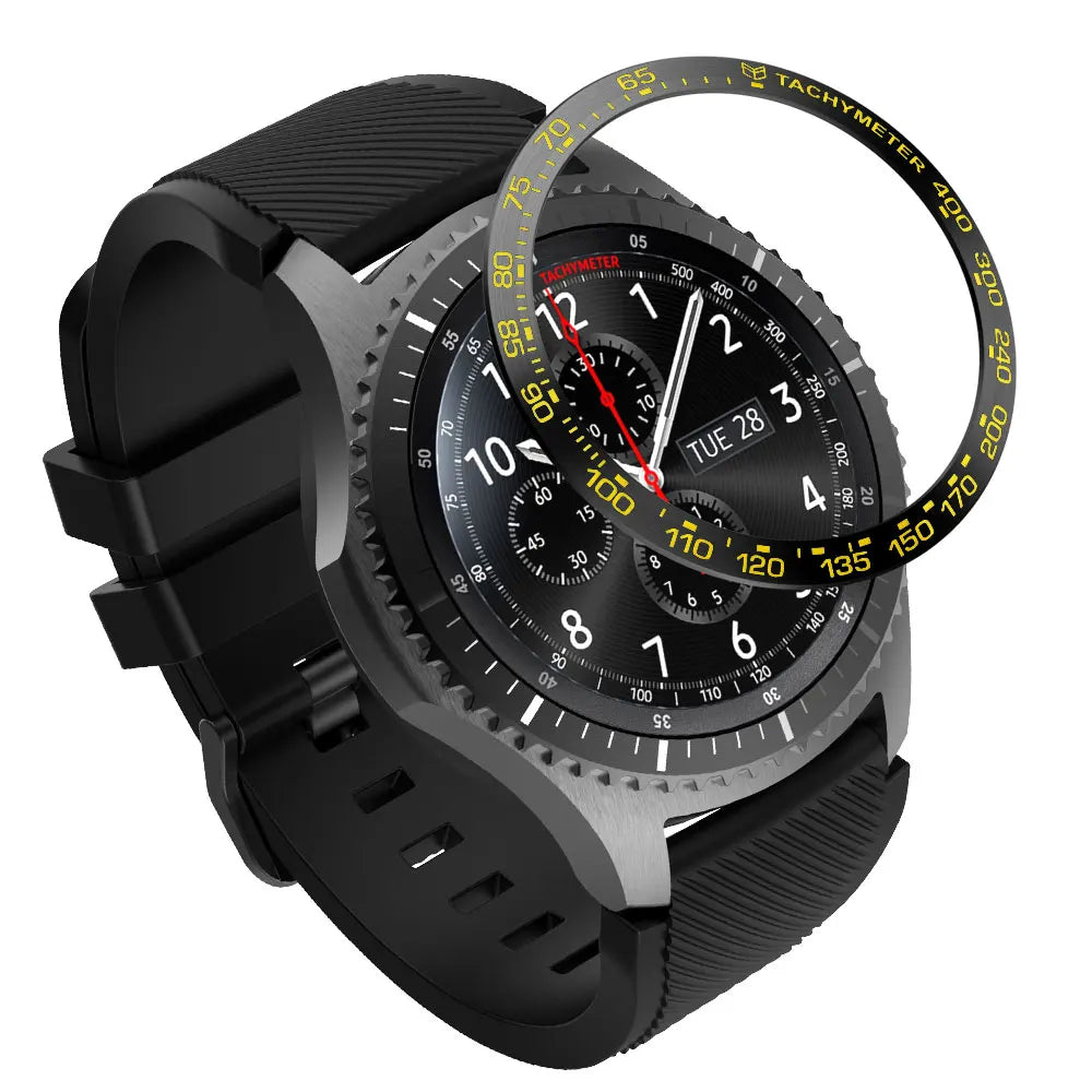 Stainless Steel Bezel Ring for Huawei Watch GT2 46mm & Samsung Galaxy Watch 46mm/Gear S3
