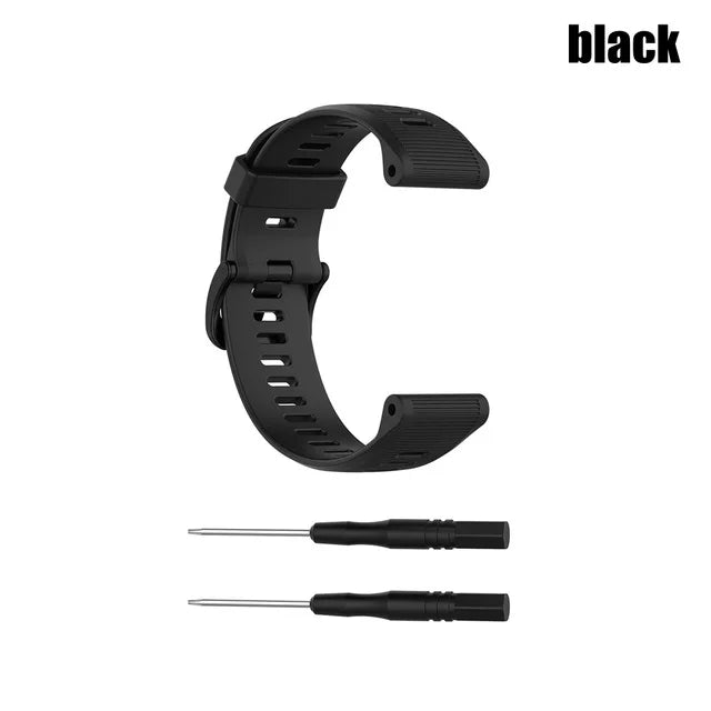 22mm Soft Silicone Strap for Garmin Forerunner & Fenix Series