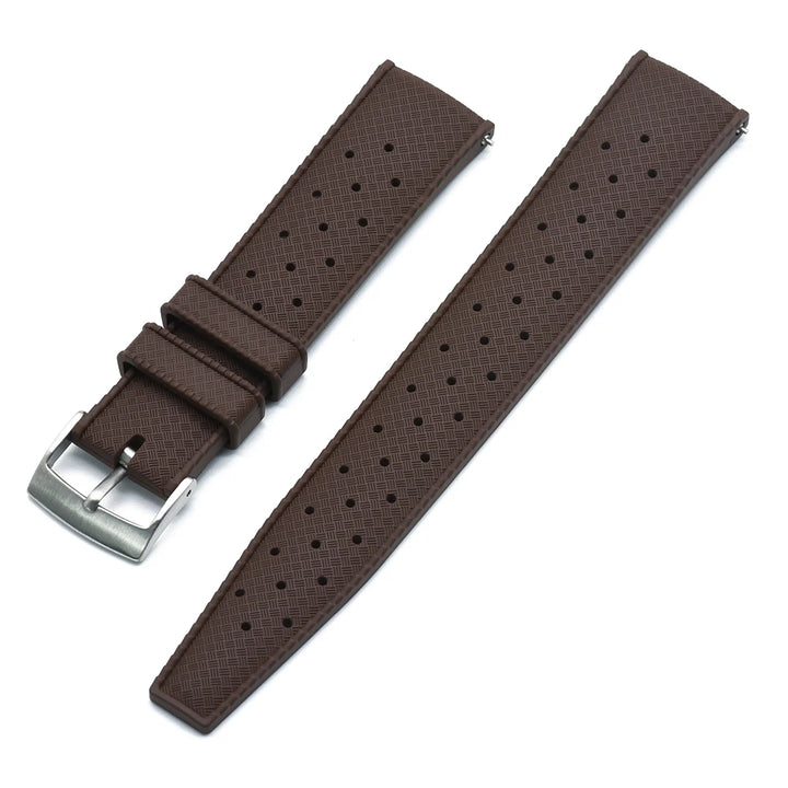 Premium Grade Fluororubber Tropical Watch Strap 18mm 20mm 22mm 24mm For S-eiko SRP777J1 FKM Watch Bands For Men's Diving Watches