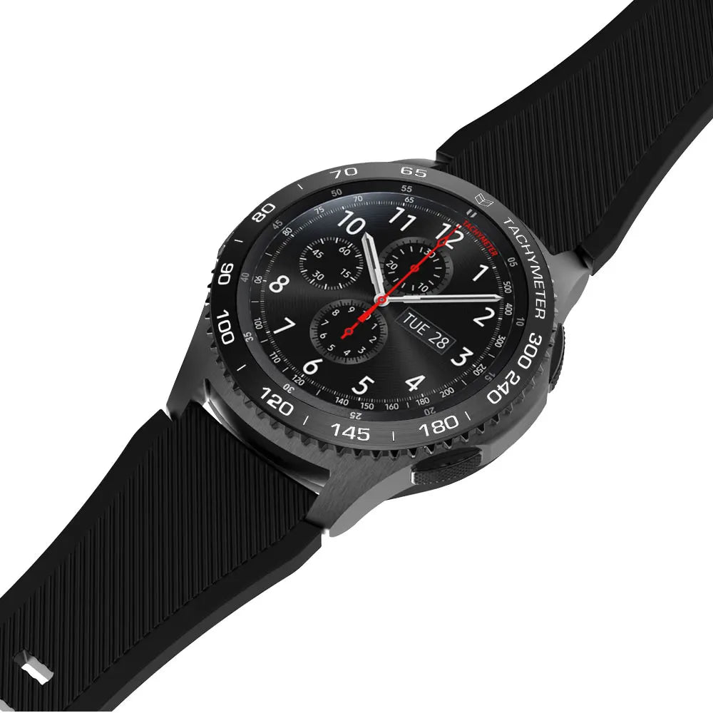 Stainless Steel Bezel Ring for Huawei Watch GT2 46mm & Samsung Galaxy Watch 46mm/Gear S3