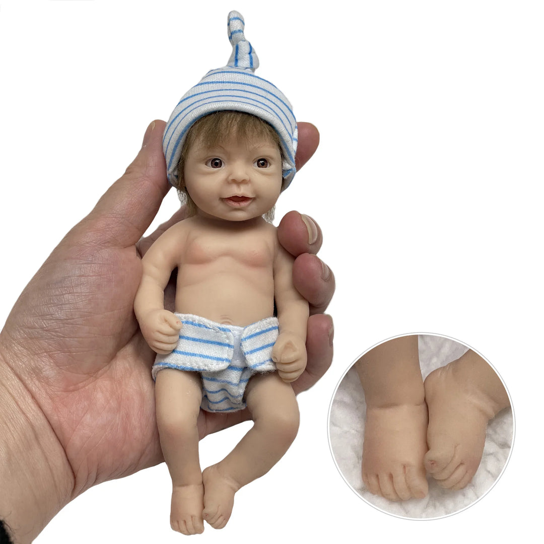 Palm 6″ Silicone Mini Reborn Doll