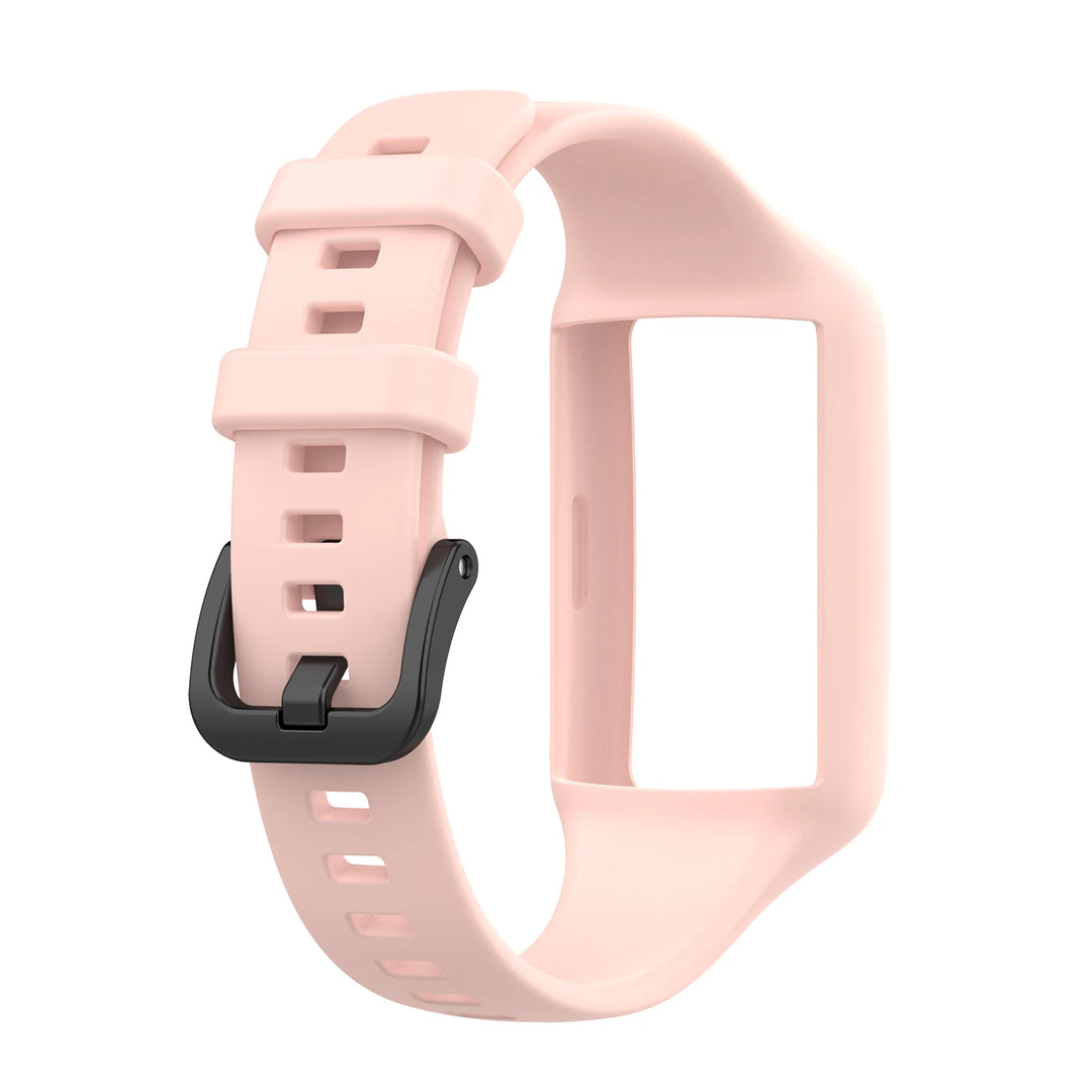 Silicone Strap with Case for Huawei Band 6/7 & Honor Band 6/7