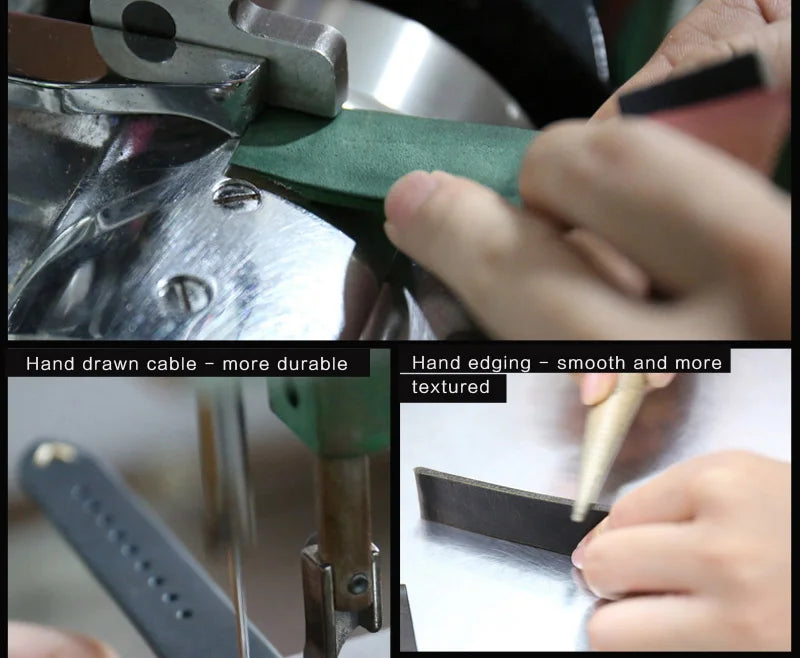 Handmade Leather Strap Watch Band For Apple Watch 45mm 41mm 44mm 42mm 40mm Series 9 8 7 6 SE 5 4 iWatch Bracelet