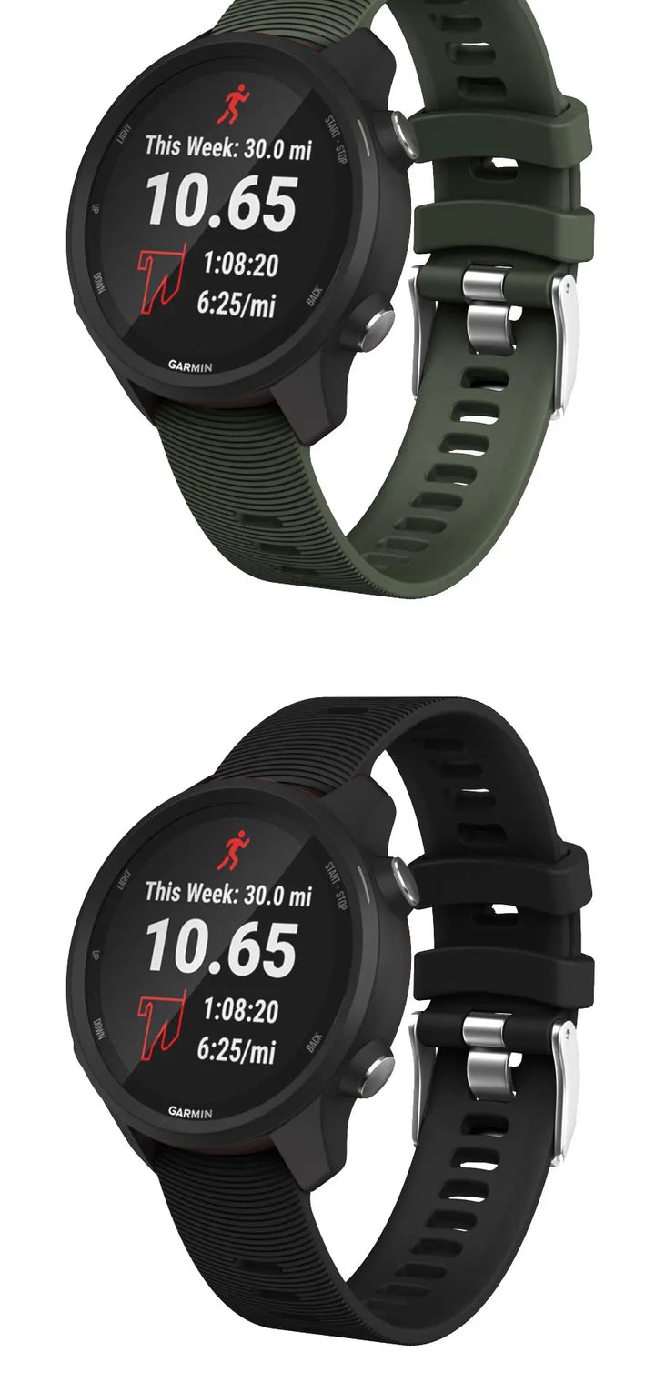 Colorful 20mm Silicone Strap for Garmin Forerunner & Vivomove