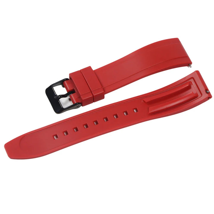 Premium Vulcanized Rubber Watch Strap – 20–24mm Quick Release