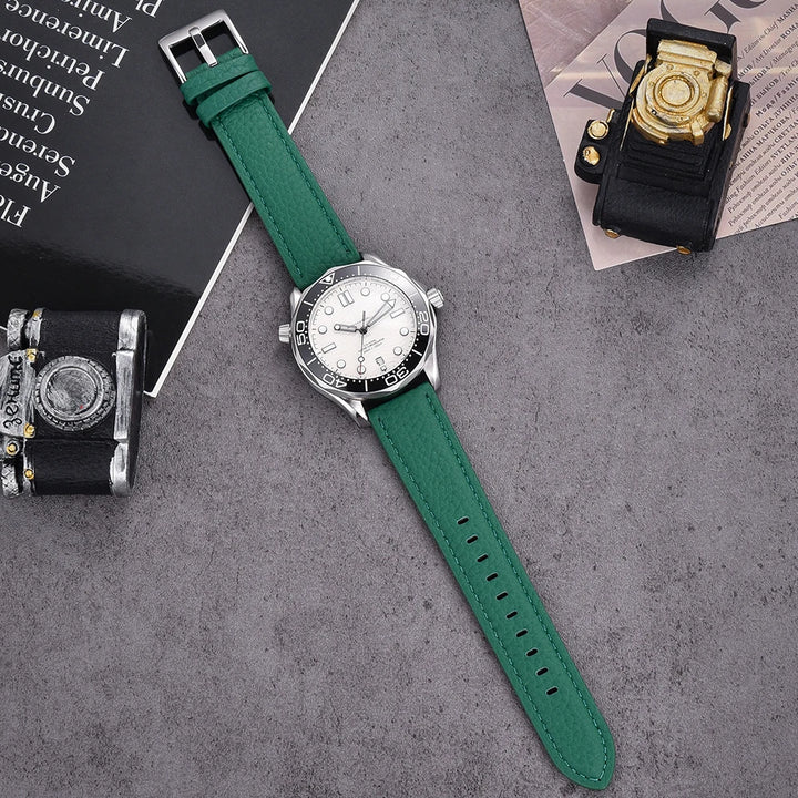 JUELONG Premium Grade Leather Watch Strap 20mm 22mm Quick Release Leather Watchbands For Wristband Watch Accessories