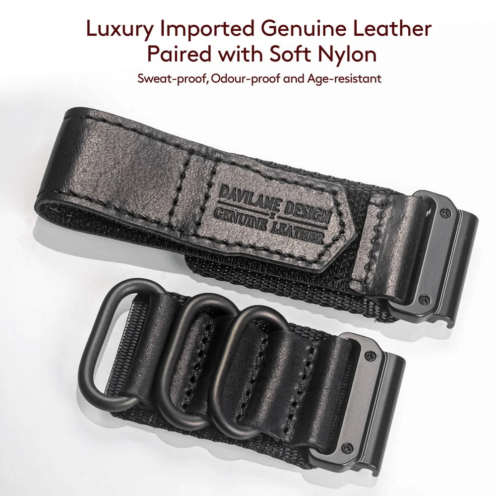 HEMSUT Nylon QuickFit Watch Strap – 20/22/26mm for Garmin Fenix 6/7/8, Forerunner, Epix, Instinct, Tactix