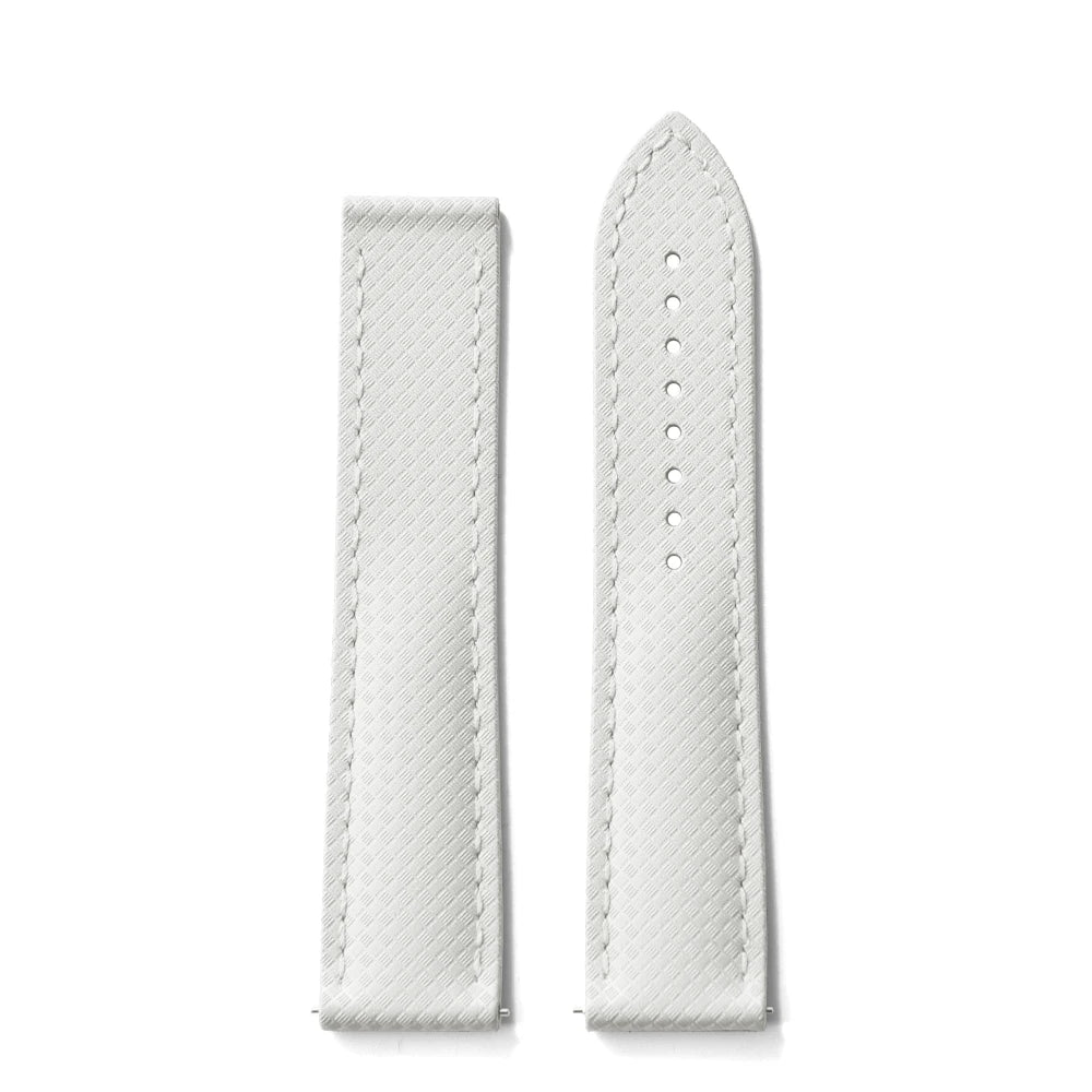 NATOBELT New Design FKM Rubber Watch Strap 20mm 22mm Folding Pin Buckle Quick Release For Omega X Swatch MoonSwatch Seiko