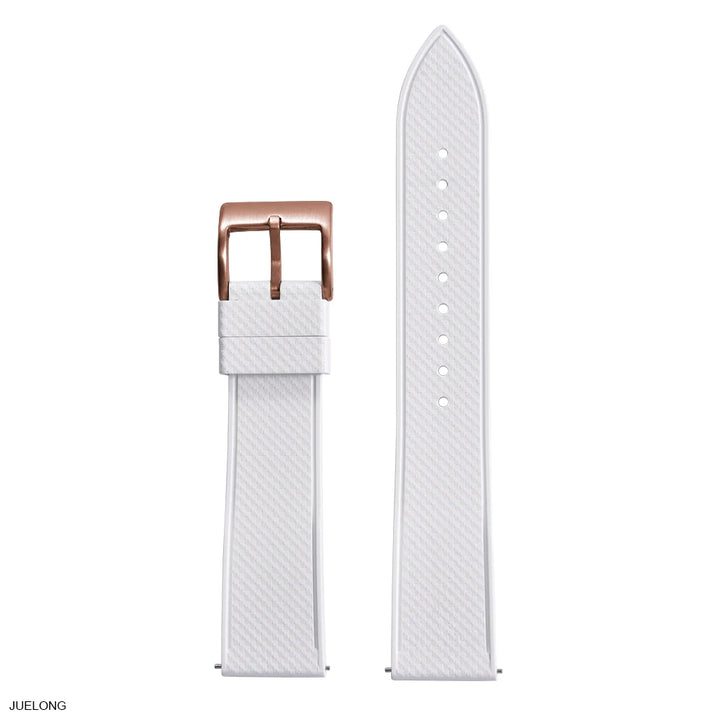 Premium Grade Mosaic FKM Rubber Watch Strap 20mm 22mm Quick Release Watch Bands Diving Waterproof Soft Wristband