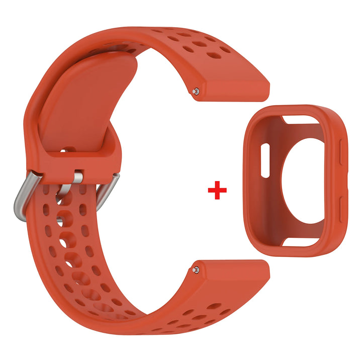 Silicone Strap with Protective Case for Amazfit Bip 6