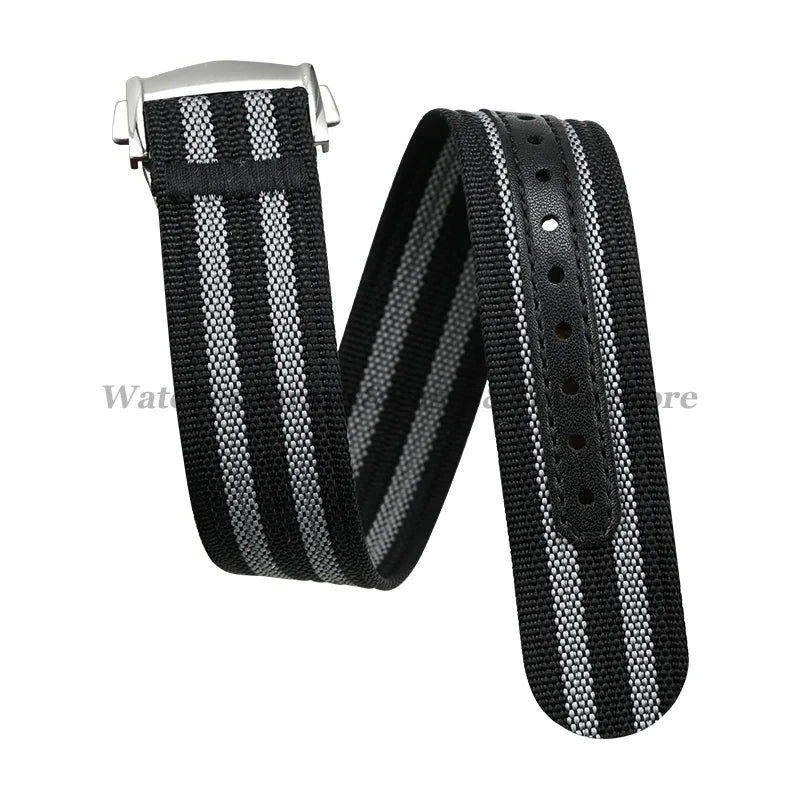 Canvas Nylon Watch Strap – 20-22mm Waterproof