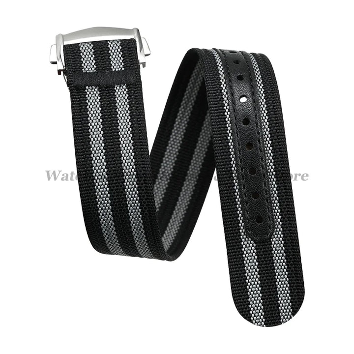 Canvas Nylon Watch Strap – 20-22mm Waterproof