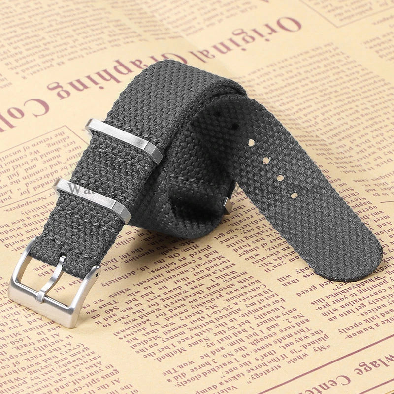 Cotton Nylon Military Watch Strap 20/22mm (Sport Band)