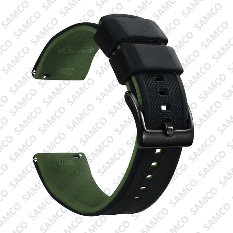 Quick Release Silicone Watch Band 18–22mm