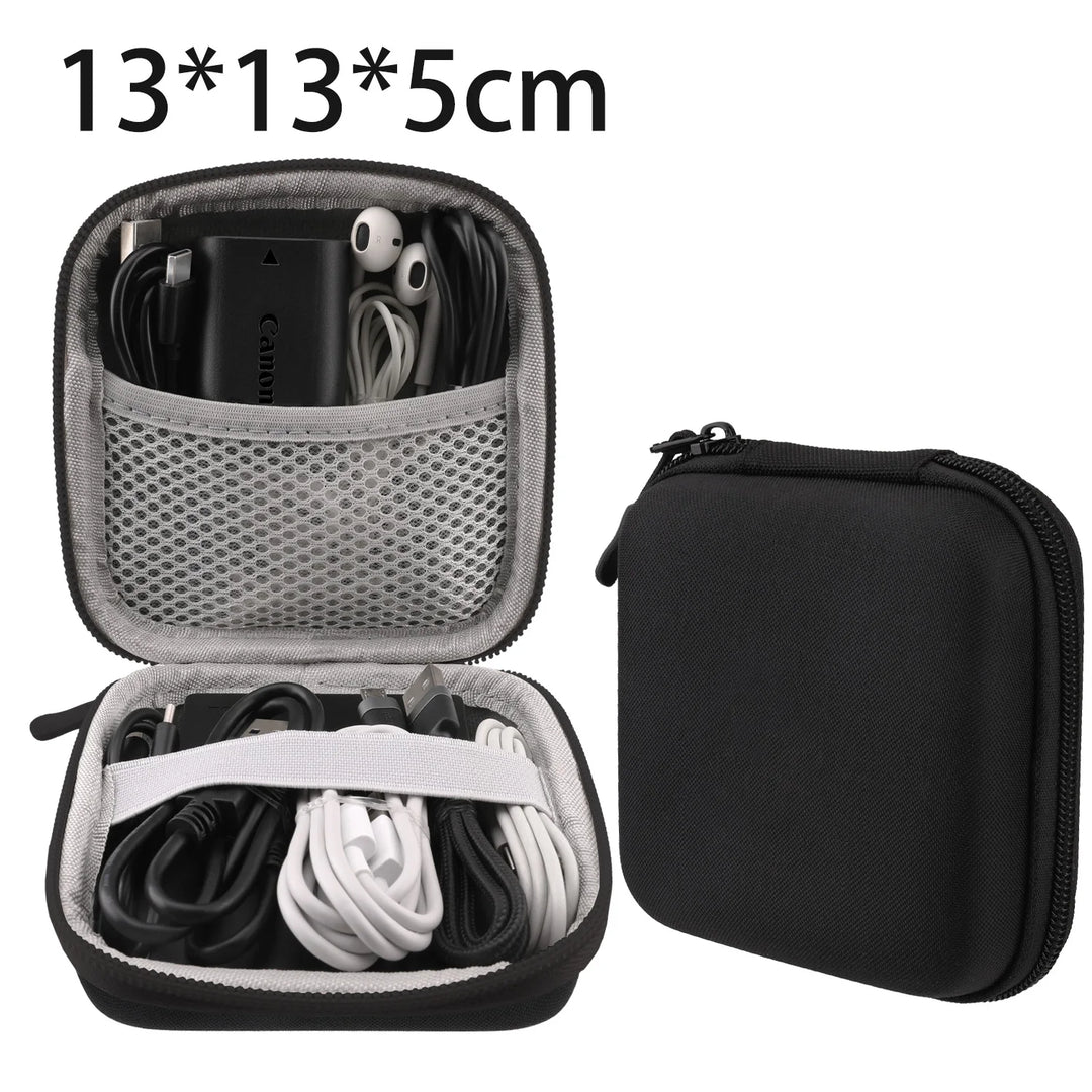 Portable Earphone & Cable Organizer Bag for Chargers & Gadgets