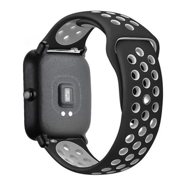 20mm/22mm Silicone band For Amazfit GTS 4/3/2/2e/2 4 Mini GTR 4/2/3 Pro/47mm/stratos 3 Watch Bracelet correa Amazfit bip 6 strap