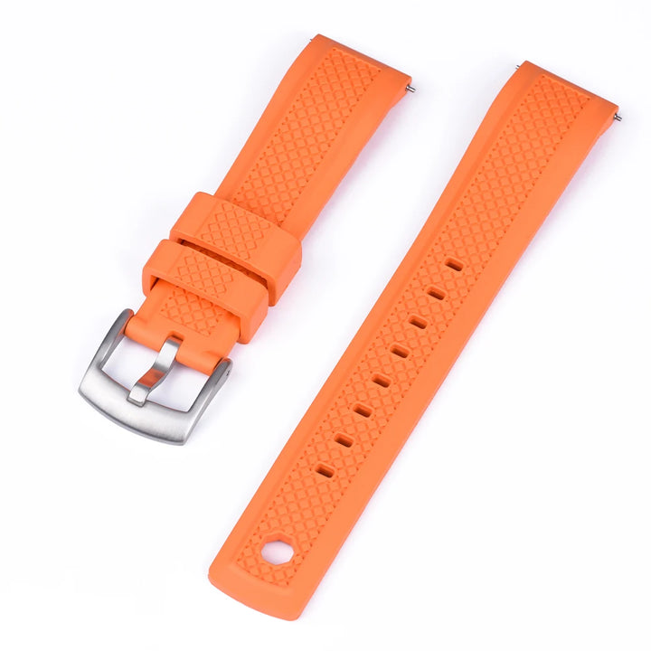 FKM Rubber Watch Strap 20/22mm for Samsung Galaxy 46mm & Huawei GT2/Amazfit GTR 47mm