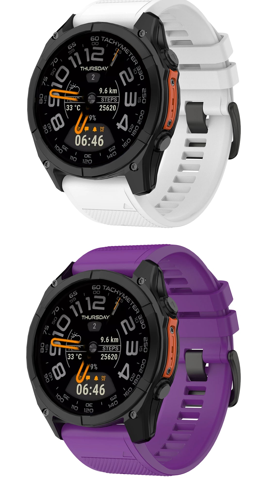 QuickFit Silicone Strap for Garmin Fenix, Epix & Quatix (22-26mm)