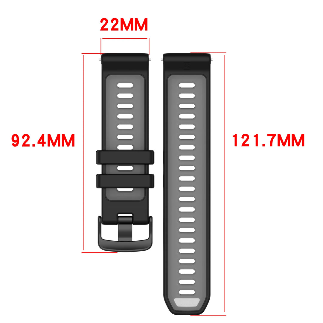Sports Silicone Strap for Garmin Forerunner (22mm)