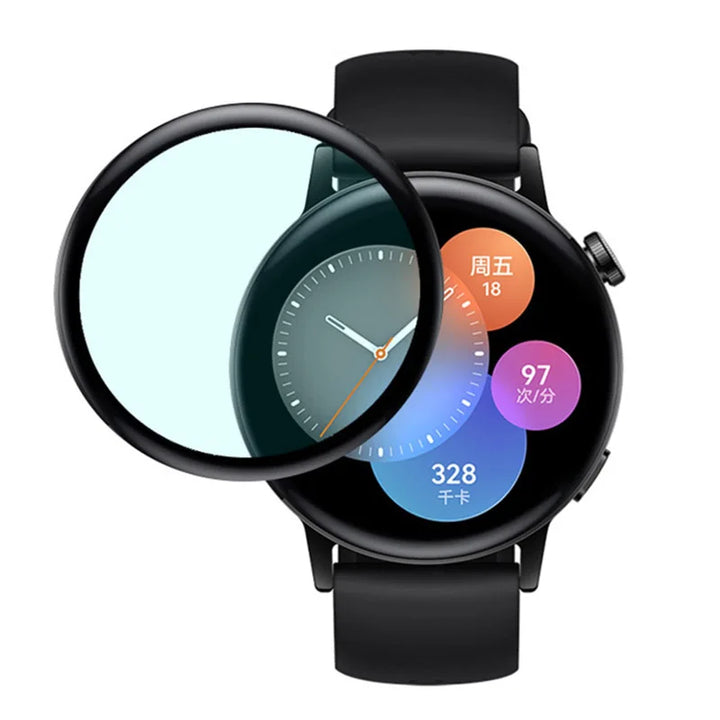 3D Curved Protective Film for Huawei Watch GT 2/3/GT3 Pro – 42/46mm (Not Glass)