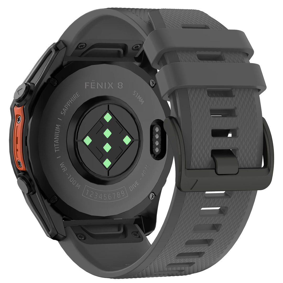 22mm 26mm Silicone WatchBand Strap For Garmin Fenix 5 5X Plus 7 7X 6X 6 Pro Epix Gen2 Enduro 2 Fenix 8 47 51mm Bracele QuickFit