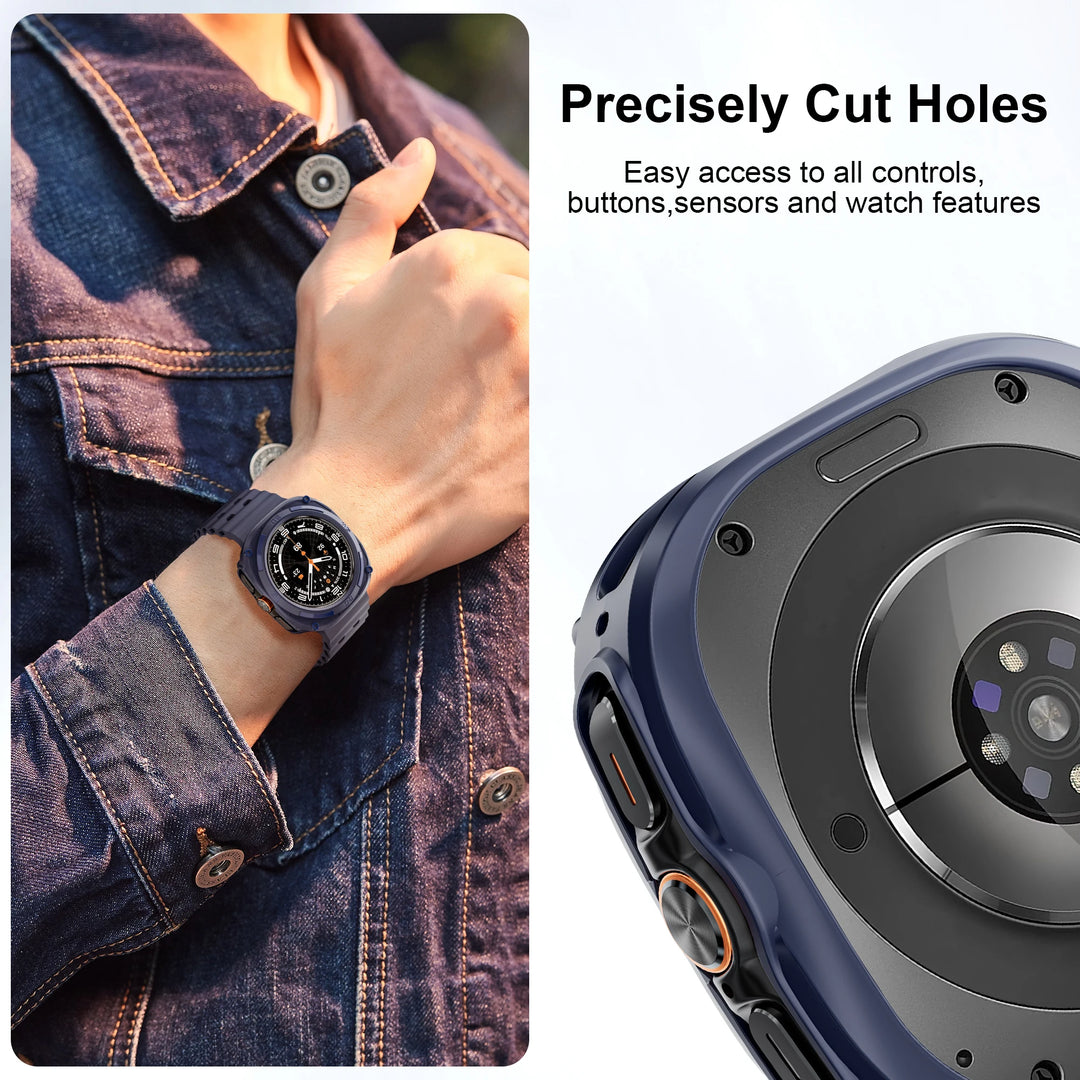 Hard PC Bumper Screen Protector for Samsung Galaxy Watch Ultra 47mm