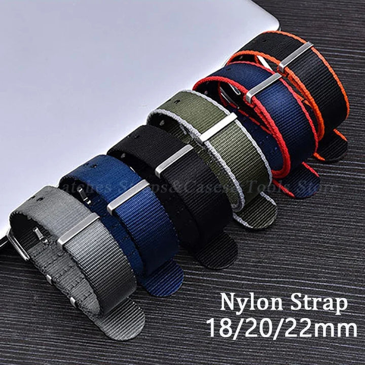 Nylon Military Watch Strap 18/20/22mm (Universal Sport Band)