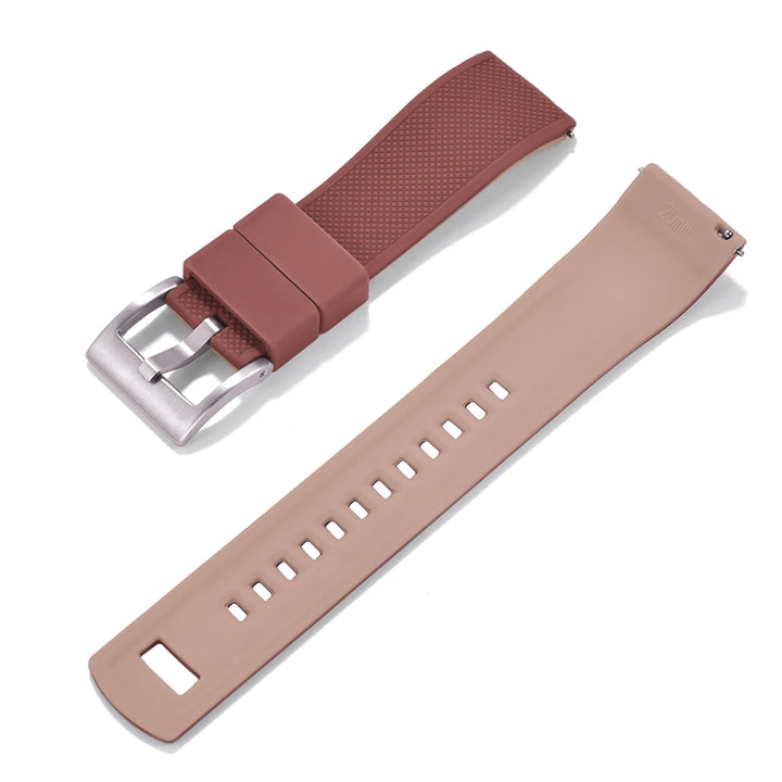 JUELONG Premium Silicone Watch Band 20mm Quick Release Rubber Strap Waterproof Men Women Replacement Watchband