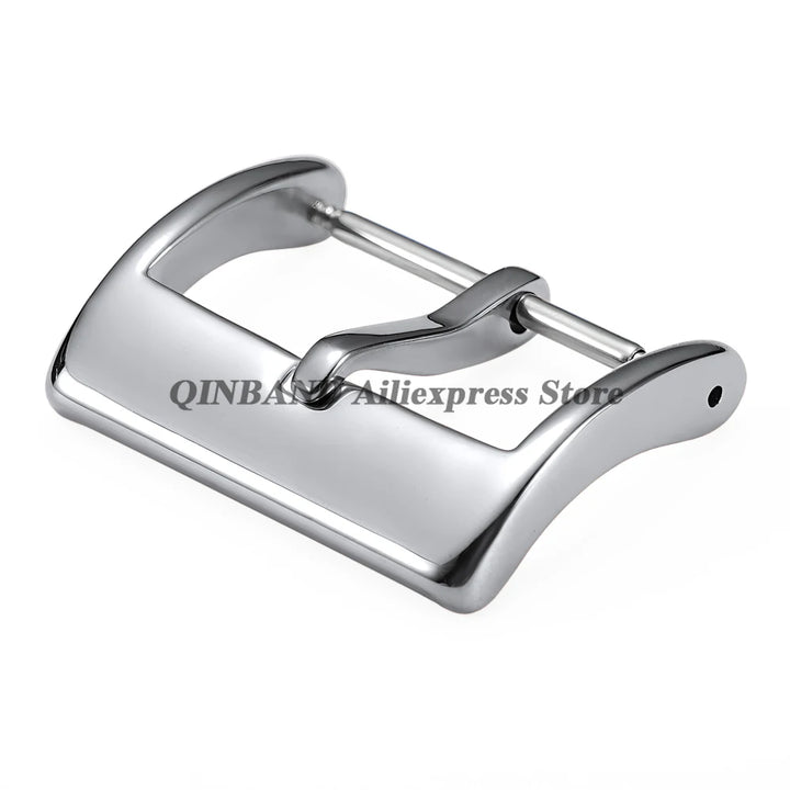 304L Stainless Steel Pin Watch Buckle 16–20mm (Matte/Polished,