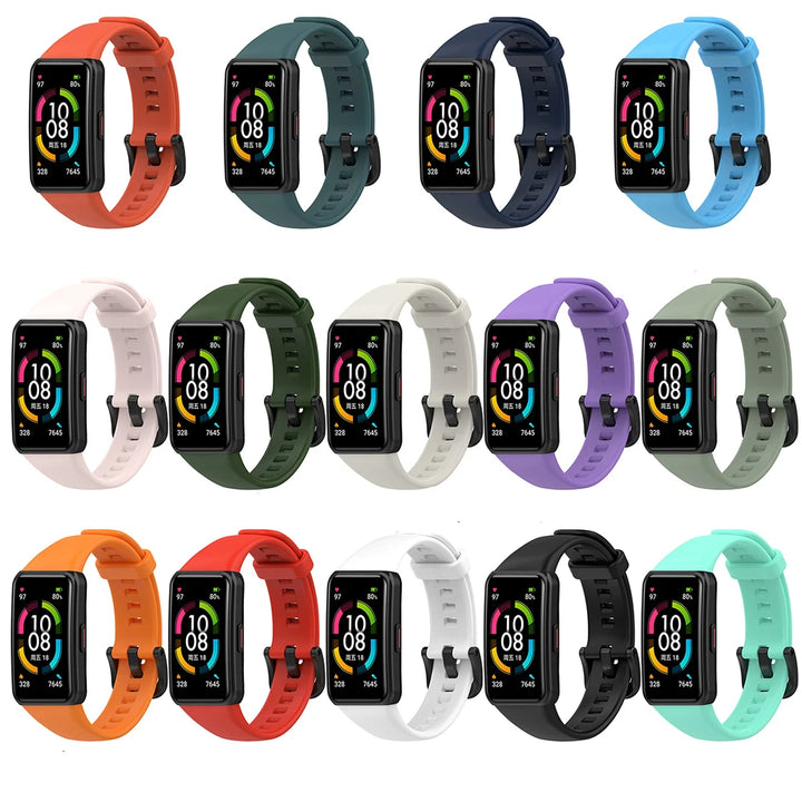 Silicone Strap for Huawei Band 6 Pro & Honor Band 6/7