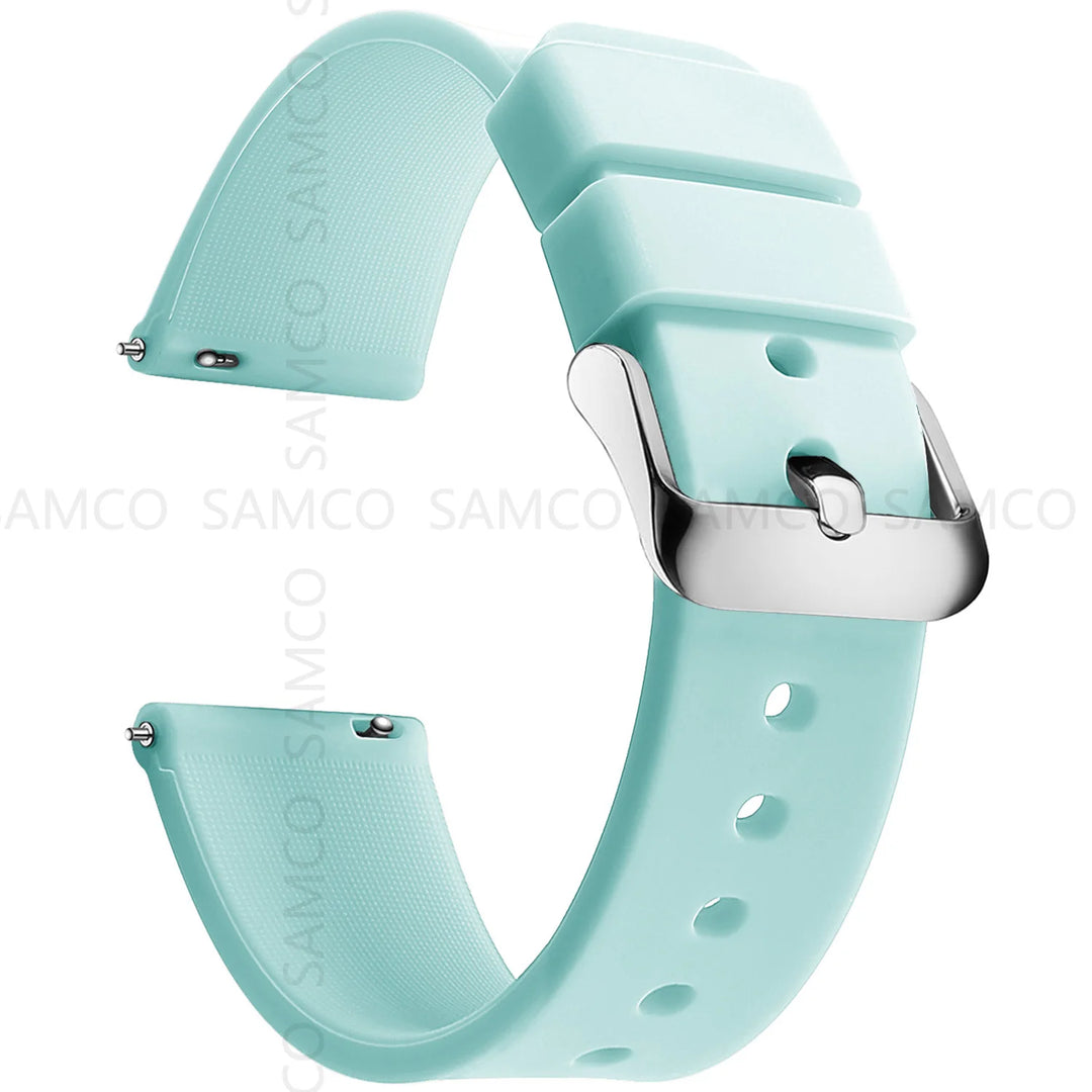 Soft Silicone Quick-Release Watch Band 14–24mm