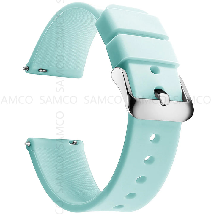 Soft Silicone Quick-Release Watch Band 14–24mm