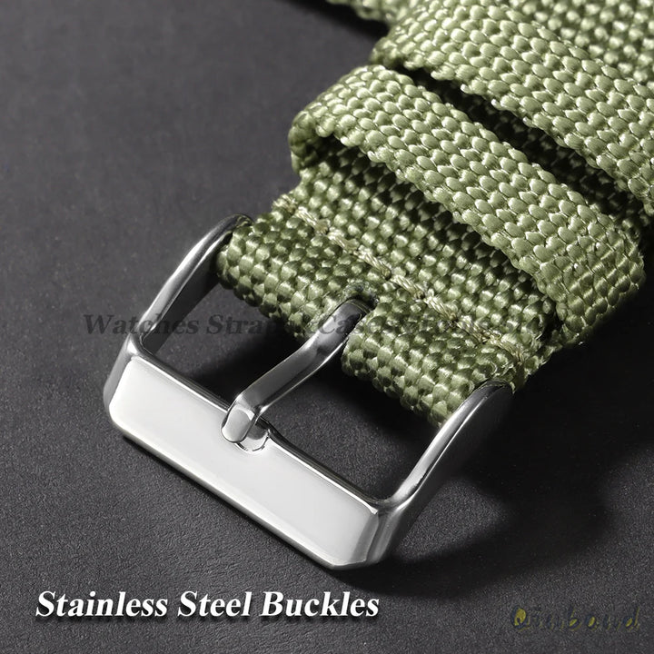 18mm 20mm 22mm 24mm Nylon Canvas Watchband Strap Woven Soft Belt for Omega Bracelet for Men Women Sport Quick Release Wrist Band