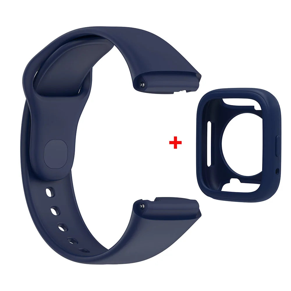 Silicone Strap & Protective Case for Redmi Watch 3 Active/Lite