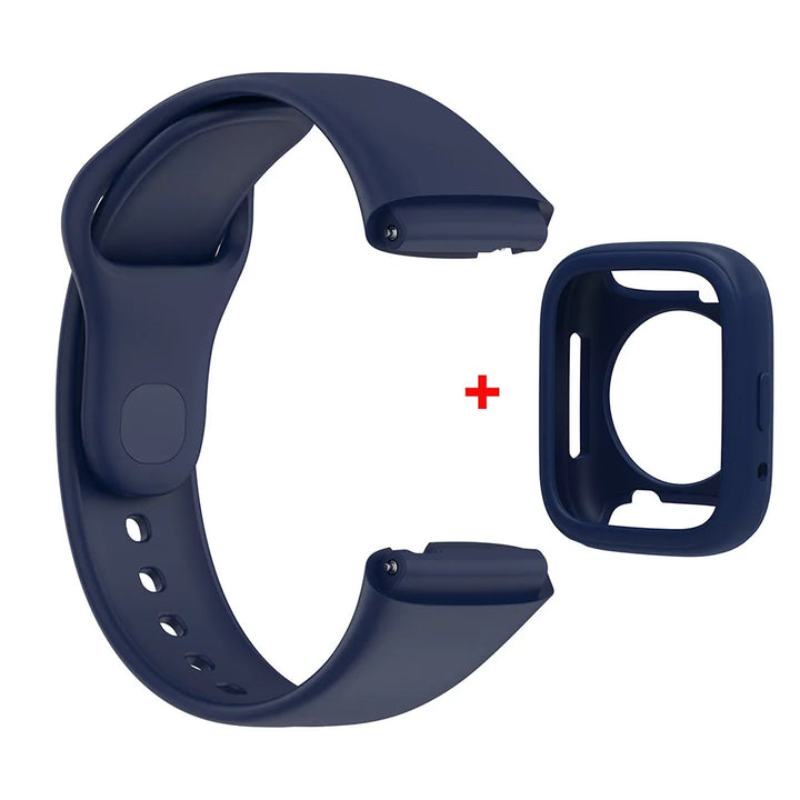Silicone Strap & Protective Case for Redmi Watch 3 Active/Lite